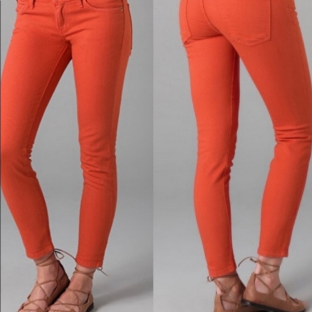 Current/Elliot Stilleto Skinny Jeans Cayenne Ankle